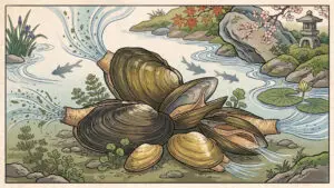 illustration moules d'eau douce